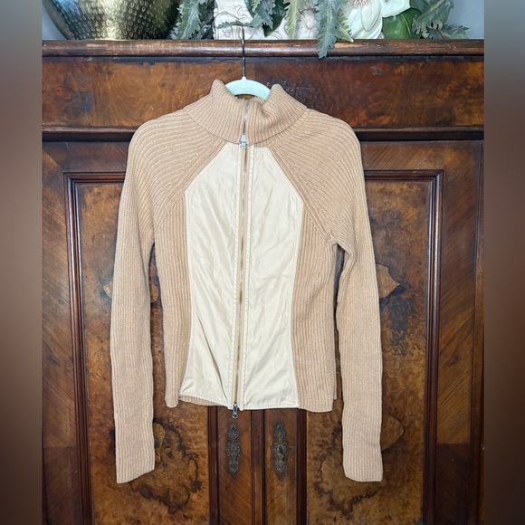 GUC KF KaufmanFranco- Zip Back Turtleneck in Color Camel. Size M - Picture 6 of 11